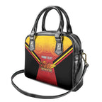 Papua New Guinea Rugby Custom Shoulder Handbag Go PNG Hunters Polynesian Pattern - Aussie Hoodie