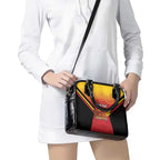 Papua New Guinea Rugby Custom Shoulder Handbag Go PNG Hunters Polynesian Pattern - Aussie Hoodie