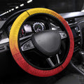 Papua New Guinea Rugby Steering Wheel Cover Go PNG Hunters Polynesian Pattern - Aussie Hoodie