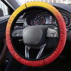Papua New Guinea Rugby Steering Wheel Cover Go PNG Hunters Polynesian Pattern - Aussie Hoodie