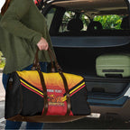 Papua New Guinea Rugby Custom Travel Bag Go PNG Hunters Polynesian Pattern - Aussie Hoodie