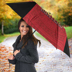 Papua New Guinea Rugby Custom Umbrella Go PNG Hunters Polynesian Pattern - Aussie Hoodie