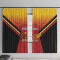 Papua New Guinea Rugby Custom Window Curtain Go PNG Hunters Polynesian Pattern - Aussie Hoodie