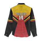 Papua New Guinea Rugby Custom Women Casual Shirt Go PNG Hunters Polynesian Pattern - Aussie Hoodie