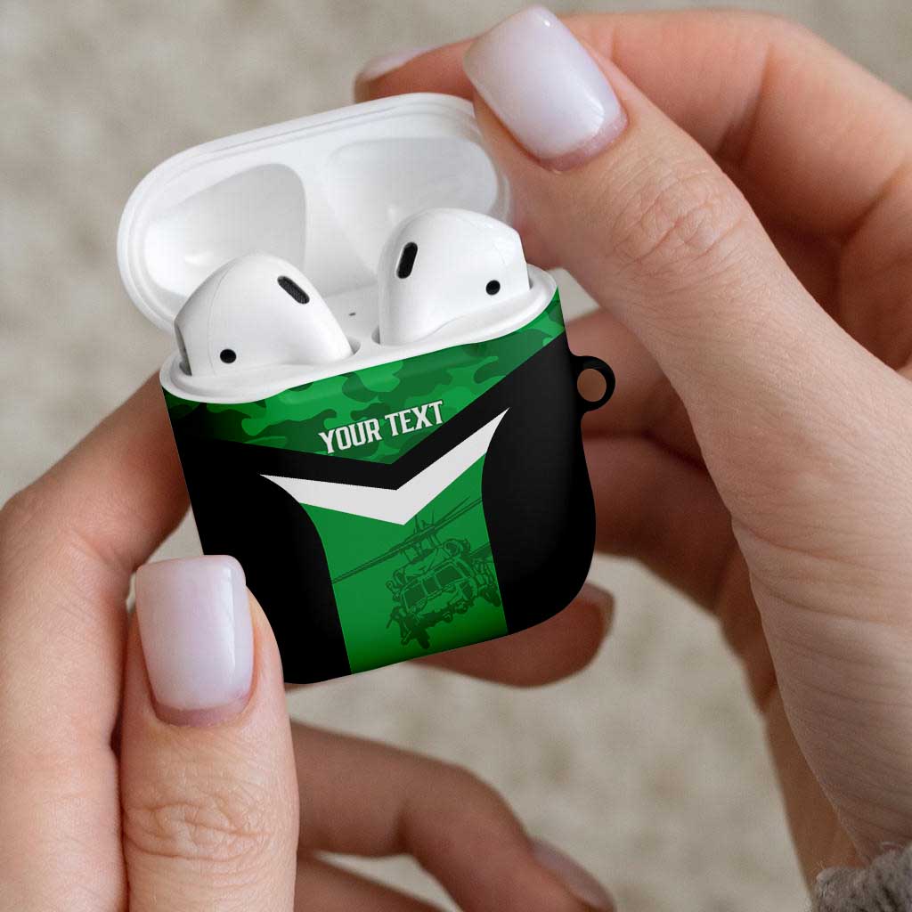 Townsville Rugby Custom AirPods Case Go Blackhawks Camouflage Pattern - Aussie Hoodie