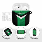 Townsville Rugby Custom AirPods Case Go Blackhawks Camouflage Pattern - Aussie Hoodie