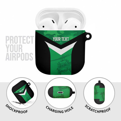 Townsville Rugby Custom AirPods Case Go Blackhawks Camouflage Pattern - Aussie Hoodie
