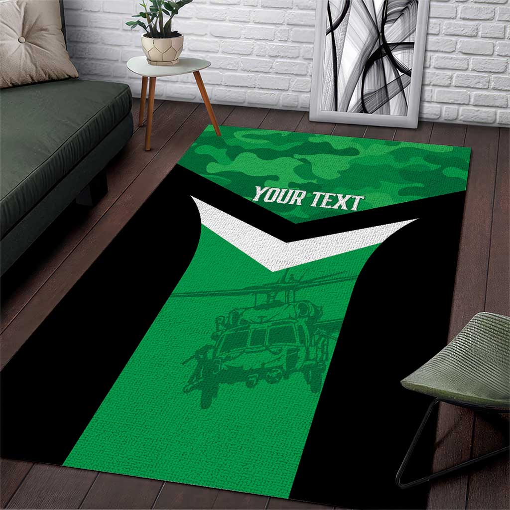 Townsville Rugby Custom Area Rug Go Blackhawks Camouflage Pattern - Aussie Hoodie