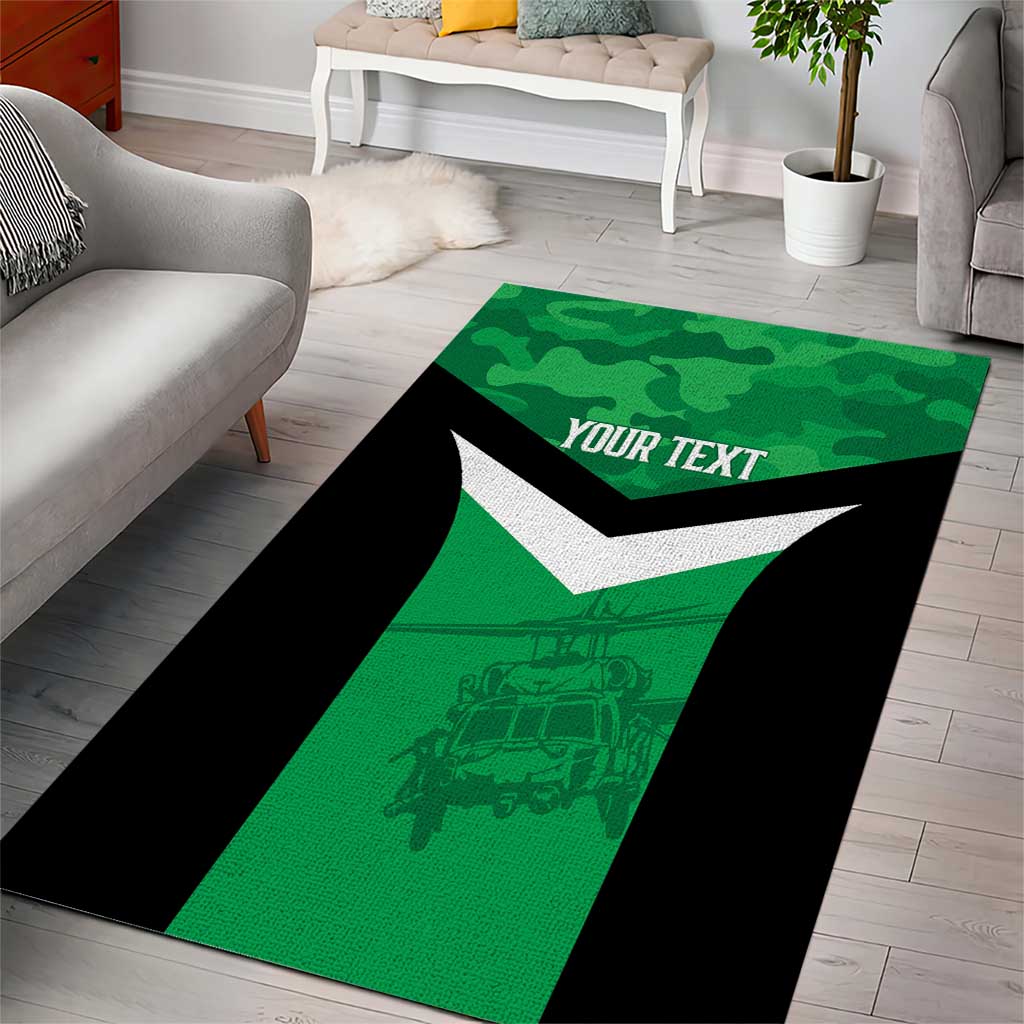 Townsville Rugby Custom Area Rug Go Blackhawks Camouflage Pattern - Aussie Hoodie