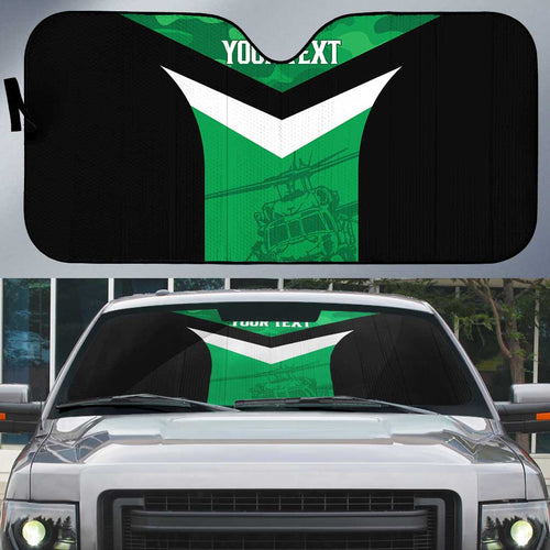 Townsville Rugby Custom Auto Sun Shade Go Blackhawks Camouflage Pattern - Aussie Hoodie