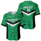 Townsville Rugby Custom Baseball Jersey Go Blackhawks Camouflage Pattern - Aussie Hoodie
