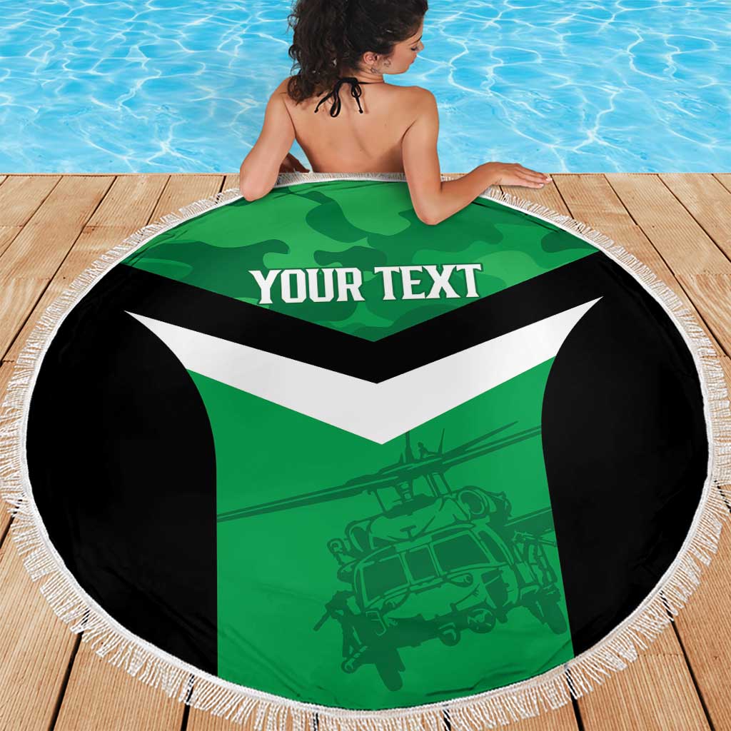 Townsville Rugby Custom Beach Blanket Go Blackhawks Camouflage Pattern - Aussie Hoodie