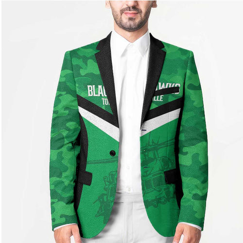 Townsville Rugby Custom Blazer Go Blackhawks Camouflage Pattern - Aussie Hoodie