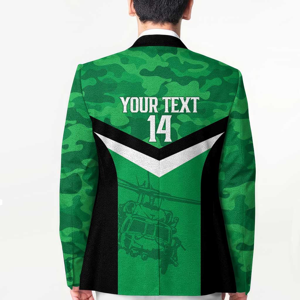 Townsville Rugby Custom Blazer Go Blackhawks Camouflage Pattern - Aussie Hoodie