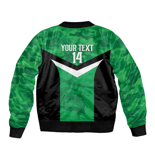 Townsville Rugby Custom Bomber Jacket Go Blackhawks Camouflage Pattern - Aussie Hoodie