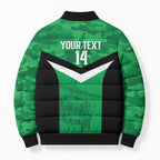 Townsville Rugby Custom Bomber Puffer Jacket Go Blackhawks Camouflage Pattern - Aussie Hoodie