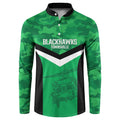 Townsville Rugby Custom Button Sweatshirt Go Blackhawks Camouflage Pattern - Aussie Hoodie