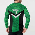 Townsville Rugby Custom Button Sweatshirt Go Blackhawks Camouflage Pattern - Aussie Hoodie