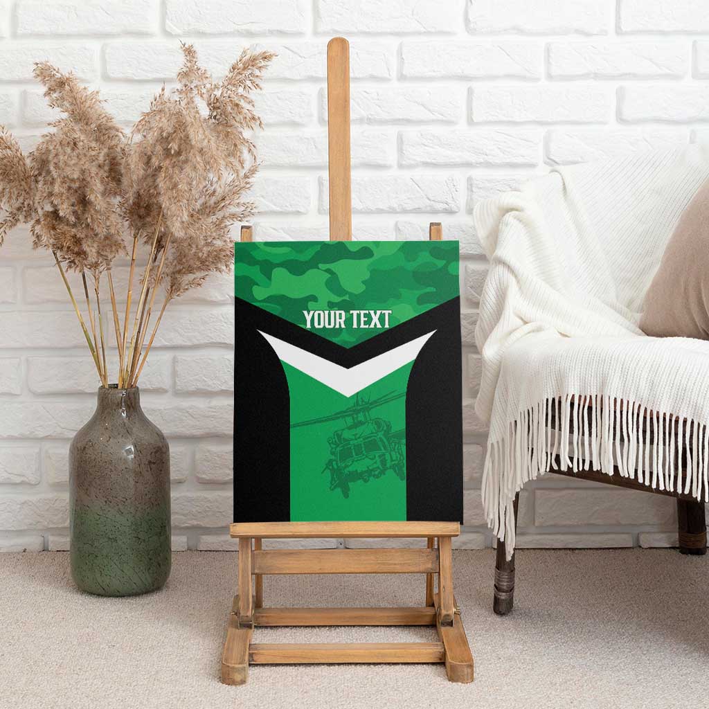 Townsville Rugby Custom Canvas Wall Art Go Blackhawks Camouflage Pattern - Aussie Hoodie