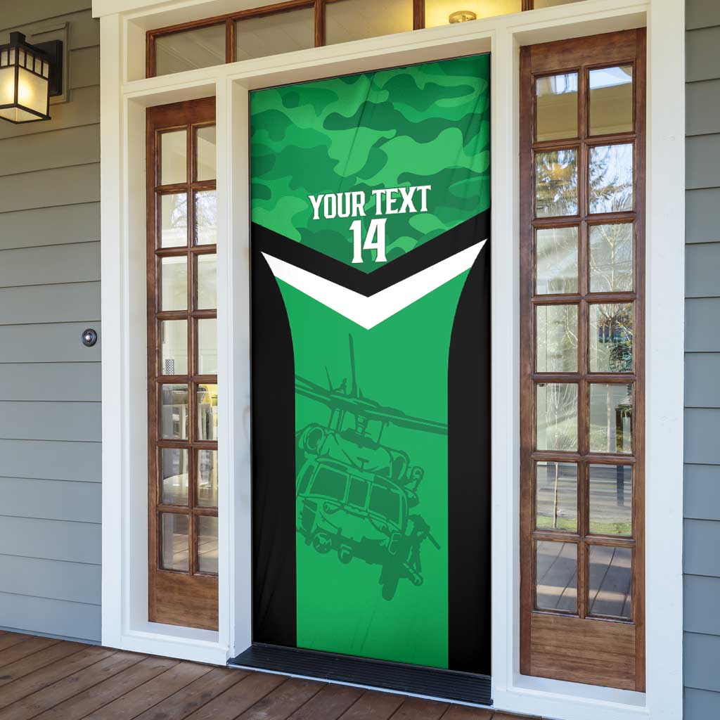 Townsville Rugby Custom Door Cover Go Blackhawks Camouflage Pattern - Aussie Hoodie