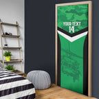 Townsville Rugby Custom Door Cover Go Blackhawks Camouflage Pattern - Aussie Hoodie