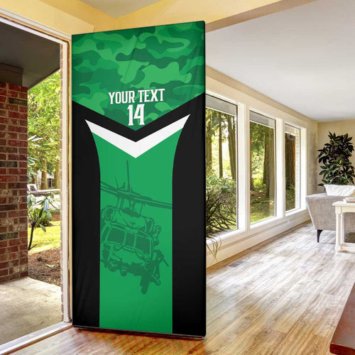 Townsville Rugby Custom Door Cover Go Blackhawks Camouflage Pattern - Aussie Hoodie