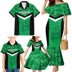 Townsville Rugby Custom Family Matching Mermaid Dress and Hawaiian Shirt Go Blackhawks Camouflage Pattern - Aussie Hoodie