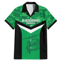 Townsville Rugby Custom Family Matching Mermaid Dress and Hawaiian Shirt Go Blackhawks Camouflage Pattern - Aussie Hoodie