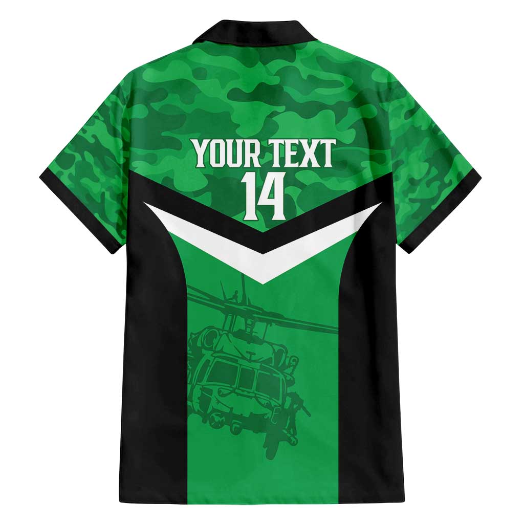 Townsville Rugby Custom Family Matching Off Shoulder Short Dress and Hawaiian Shirt Go Blackhawks Camouflage Pattern - Aussie Hoodie
