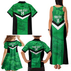 Townsville Rugby Custom Family Matching Tank Maxi Dress and Hawaiian Shirt Go Blackhawks Camouflage Pattern - Aussie Hoodie