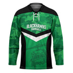 Townsville Rugby Custom Hockey Jersey Go Blackhawks Camouflage Pattern - Aussie Hoodie