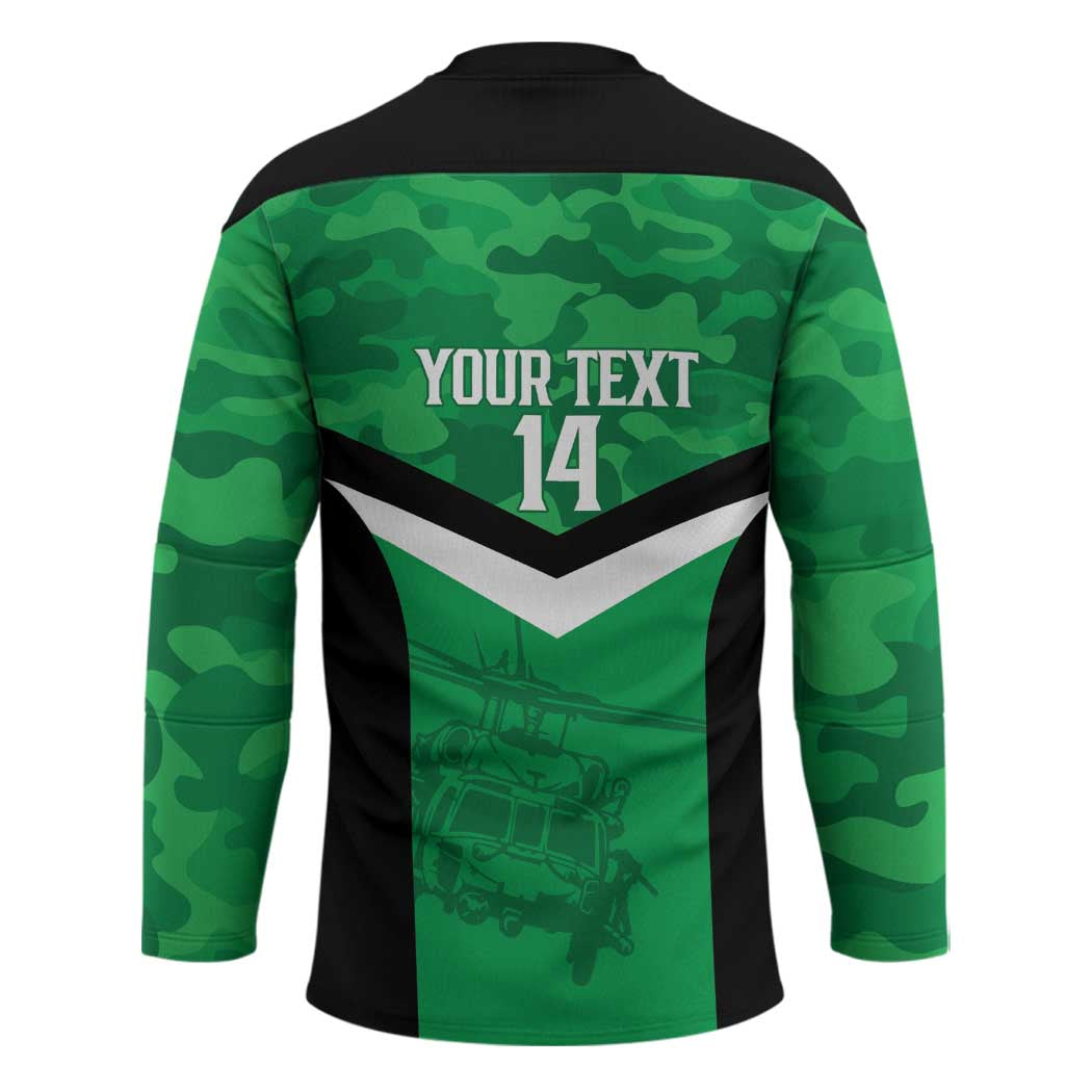 Townsville Rugby Custom Hockey Jersey Go Blackhawks Camouflage Pattern - Aussie Hoodie