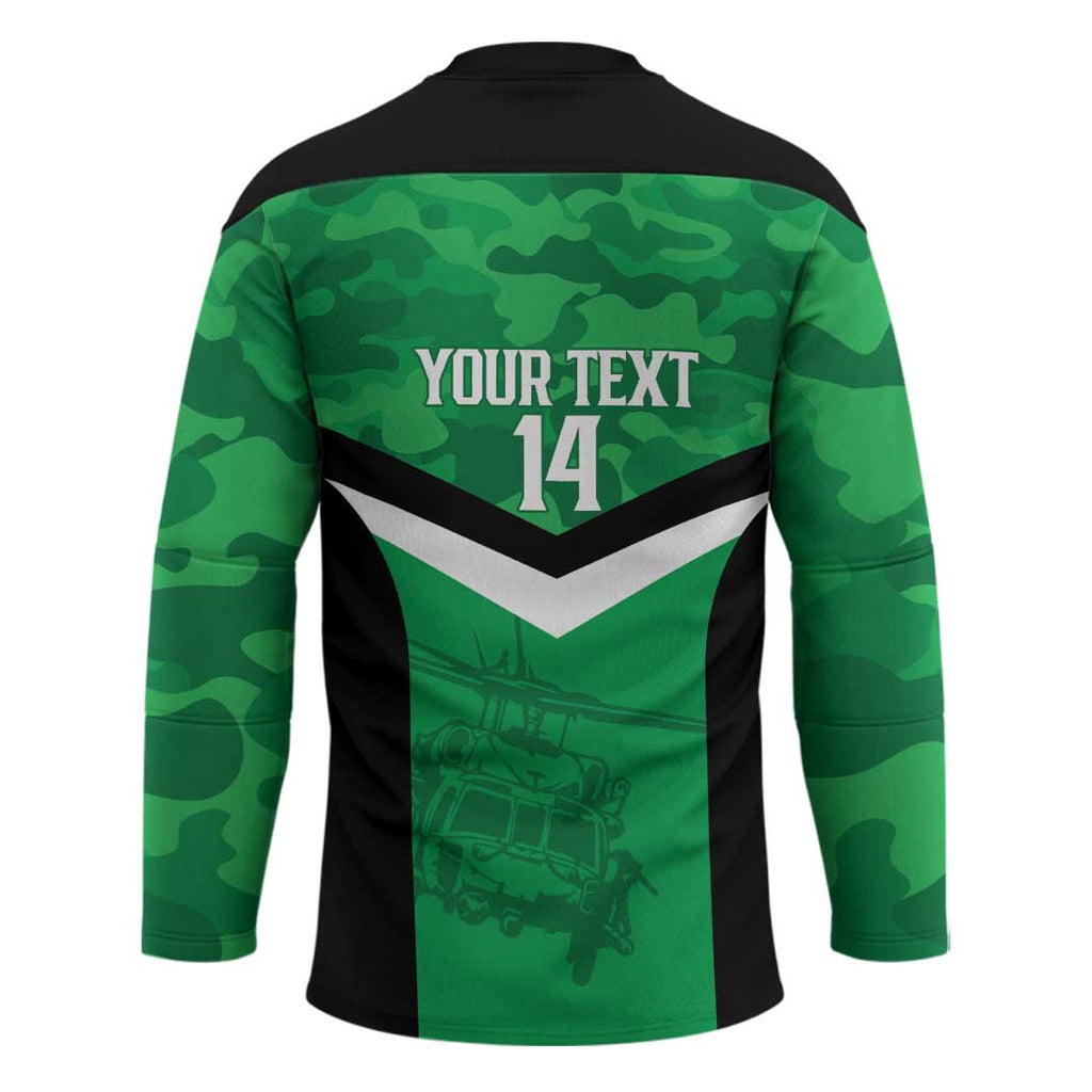 Townsville Rugby Custom Hockey Jersey Go Blackhawks Camouflage Pattern - Aussie Hoodie