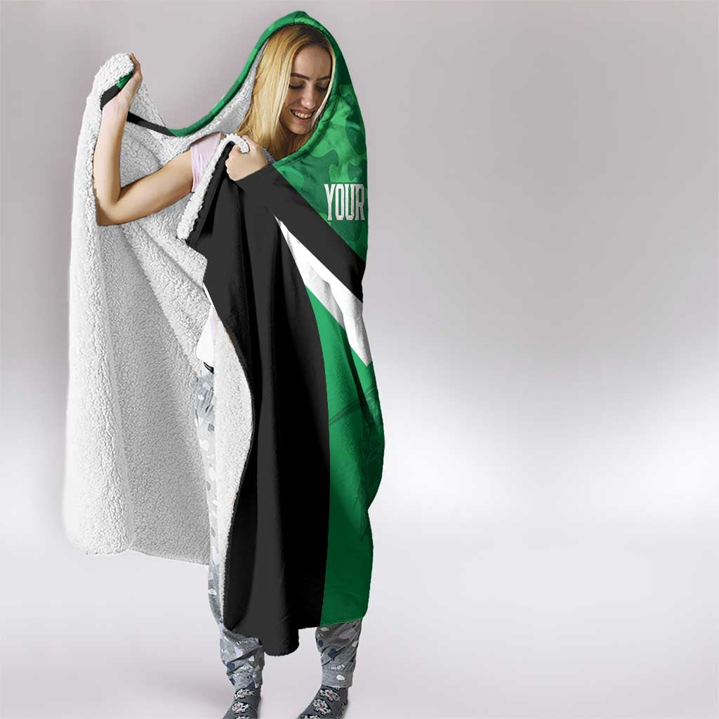 Townsville Rugby Custom Hooded Blanket Go Blackhawks Camouflage Pattern - Aussie Hoodie