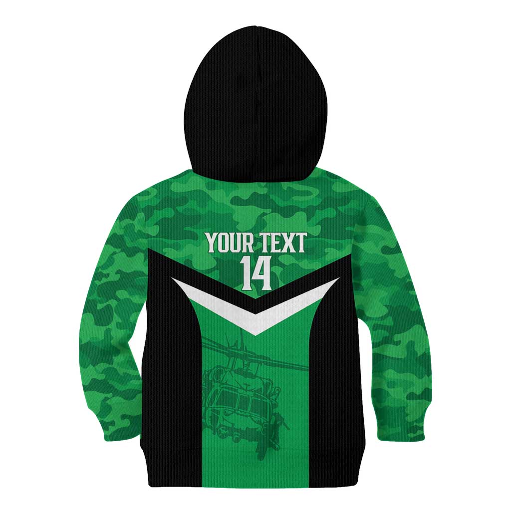 Townsville Rugby Custom Kid Hoodie Go Blackhawks Camouflage Pattern - Aussie Hoodie