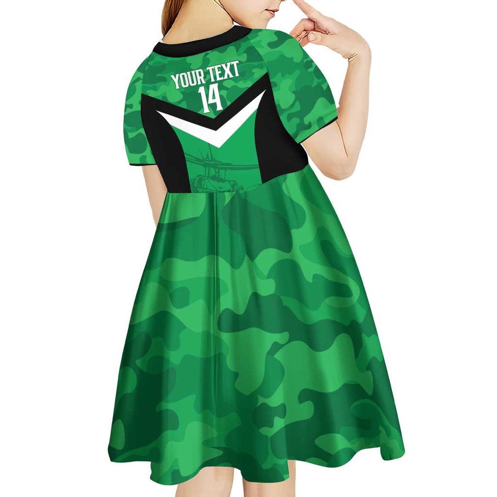 Townsville Rugby Custom Kid Short Sleeve Dress Go Blackhawks Camouflage Pattern - Aussie Hoodie