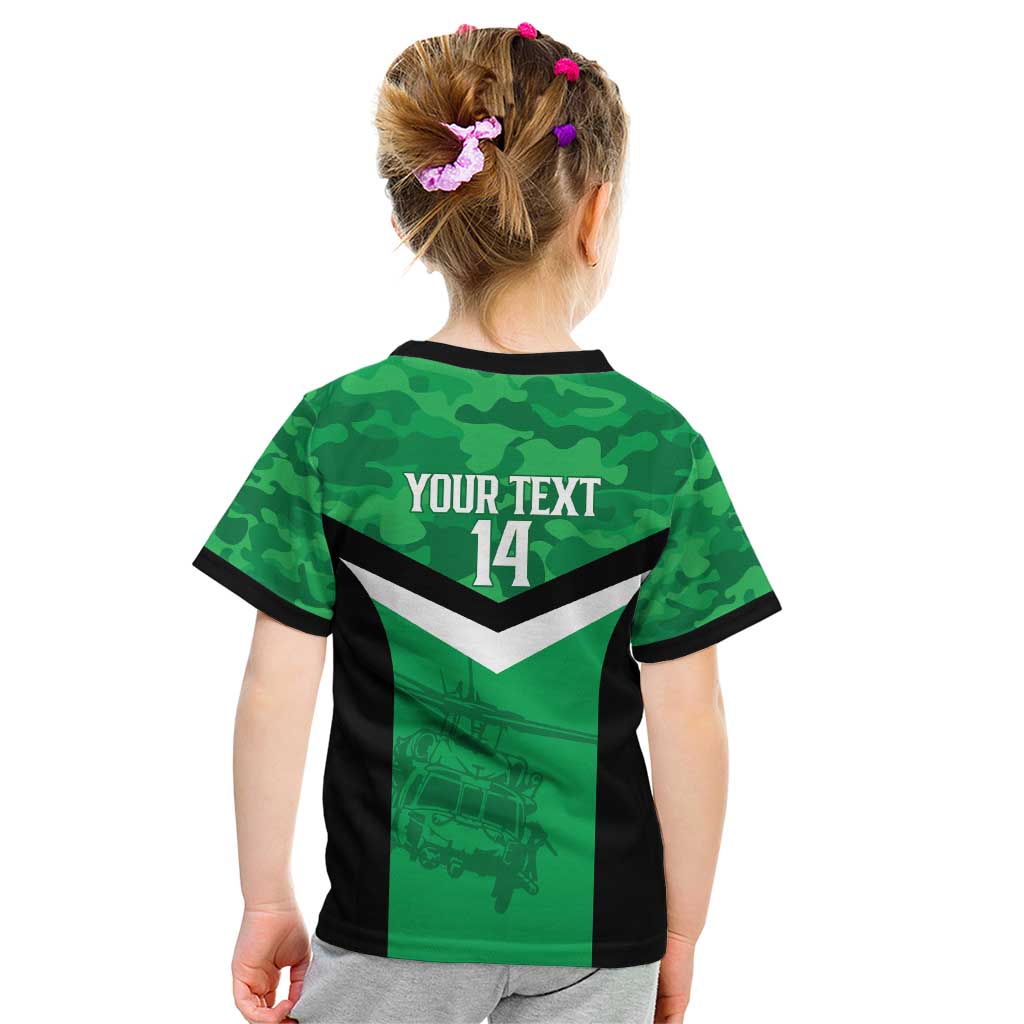 Townsville Rugby Custom Kid T Shirt Go Blackhawks Camouflage Pattern - Aussie Hoodie