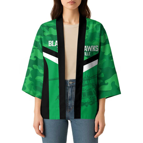 Townsville Rugby Custom Kimono Go Blackhawks Camouflage Pattern - Aussie Hoodie