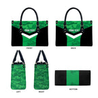 Townsville Rugby Custom Leather Bag Go Blackhawks Camouflage Pattern - Aussie Hoodie
