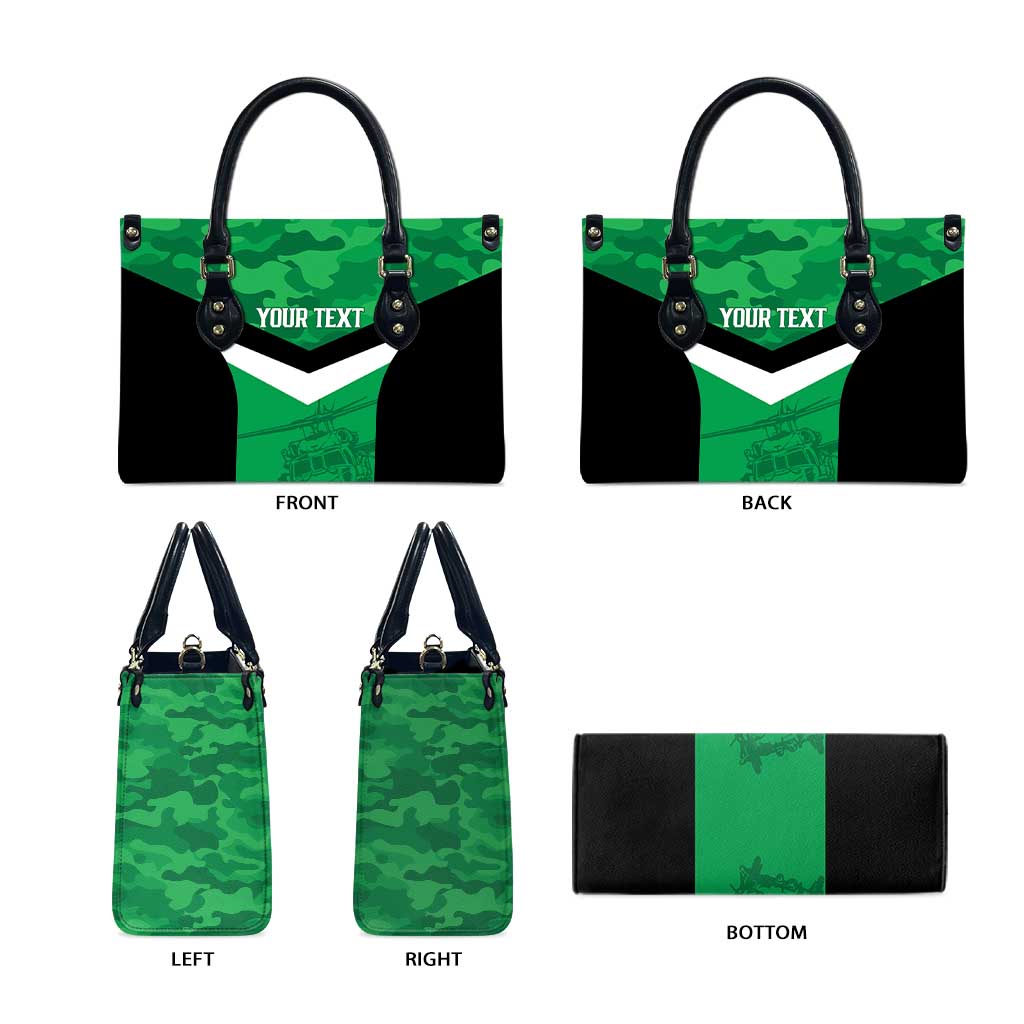 Townsville Rugby Custom Leather Bag Go Blackhawks Camouflage Pattern - Aussie Hoodie