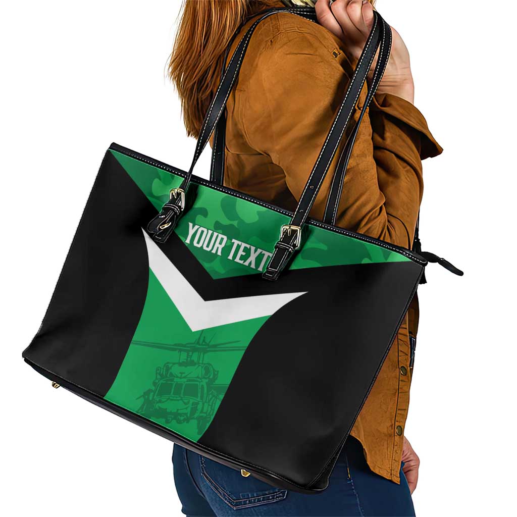 Townsville Rugby Custom Leather Tote Bag Go Blackhawks Camouflage Pattern - Aussie Hoodie