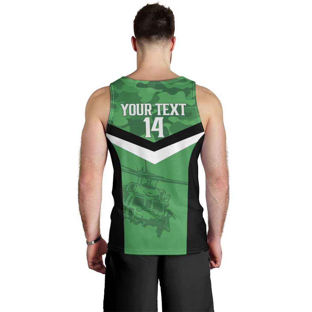 Townsville Rugby Custom Men Tank Top Go Blackhawks Camouflage Pattern - Aussie Hoodie