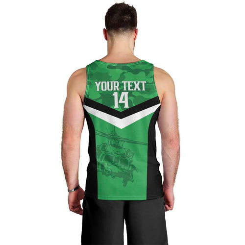 Townsville Rugby Custom Men Tank Top Go Blackhawks Camouflage Pattern - Aussie Hoodie
