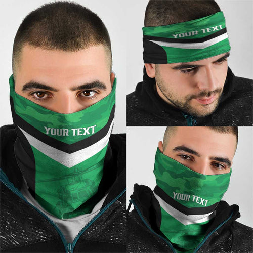 Townsville Rugby Custom Neck Gaiter Go Blackhawks Camouflage Pattern - Aussie Hoodie