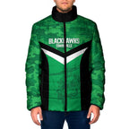 Townsville Rugby Custom Padded Jacket Go Blackhawks Camouflage Pattern - Aussie Hoodie