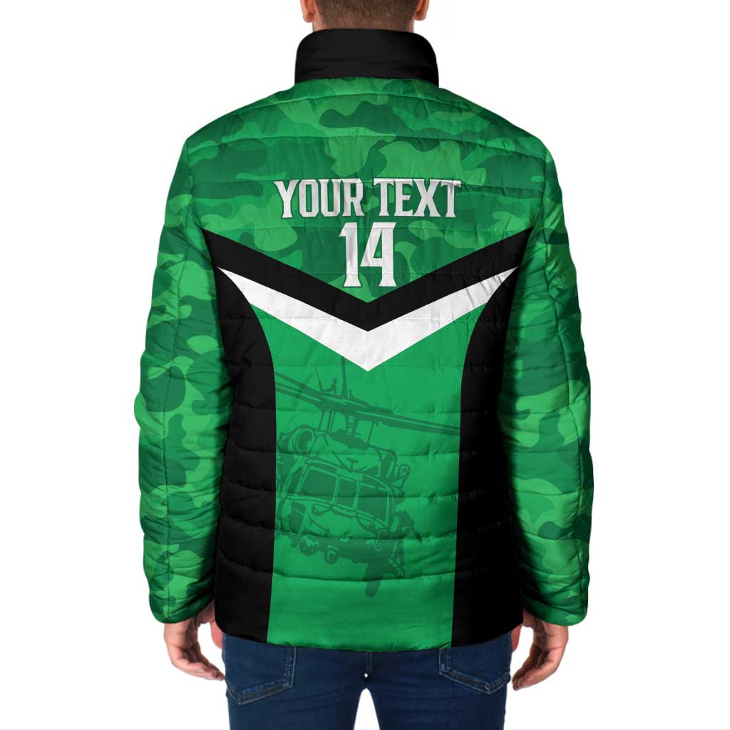 Townsville Rugby Custom Padded Jacket Go Blackhawks Camouflage Pattern - Aussie Hoodie