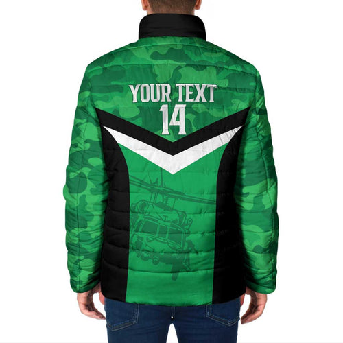 Townsville Rugby Custom Padded Jacket Go Blackhawks Camouflage Pattern - Aussie Hoodie