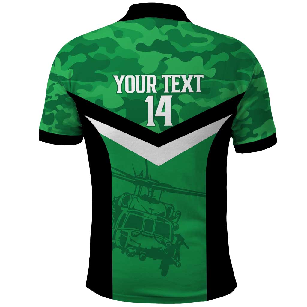 Townsville Rugby Custom Polo Shirt Go Blackhawks Camouflage Pattern - Aussie Hoodie