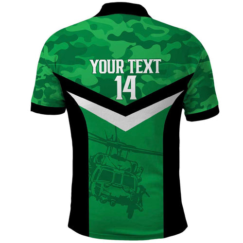 Townsville Rugby Custom Polo Shirt Go Blackhawks Camouflage Pattern - Aussie Hoodie
