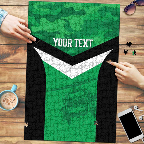 Townsville Rugby Custom Puzzle Go Blackhawks Camouflage Pattern - Aussie Hoodie